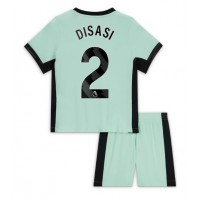Chelsea Axel Disasi #2 Tretí Detský futbalový dres 2023-24 Krátky Rukáv (+ trenírky)